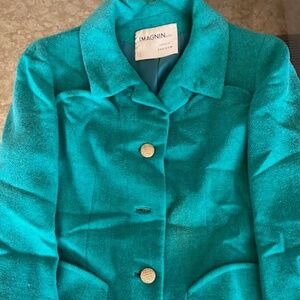 I Magnin & Co. Women's Wool Skirt Suit